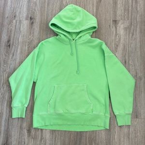Tna neon green boyfriend hoodie